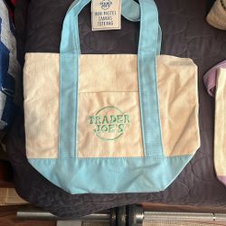 Trader Joe’s Mini Pastel Canvas Tote Bag