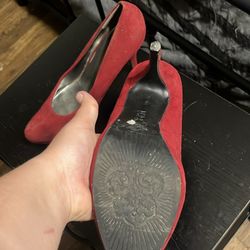 Red M.P.S. High Heels