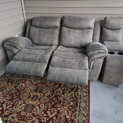 Reclining Double Seat Couch For Sale

