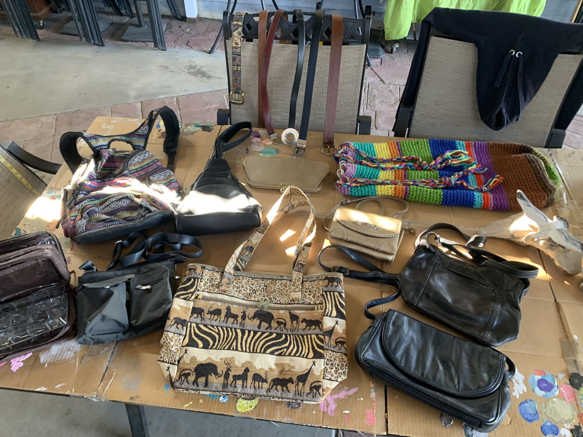 Purses, Backpacks, Shoes, Neckties, Belts Socks. Chino, Ca