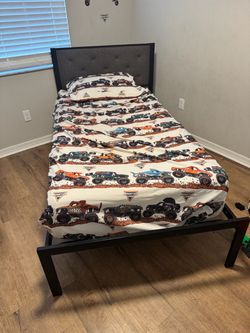 Twin metal frame