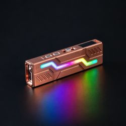 Lumintop Moonbox 3.0 copper version edc flashlight magnetic base type c rechargeable