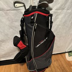 Used Golf Irons With Bag 