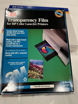 Transparency Film For Plotter Or Laserjet (Free)