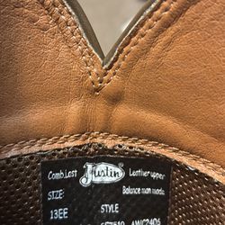 justin cowboy boots men’s 13ee