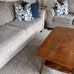 2 Pieces of Sofas for Sale with Coffee Table 