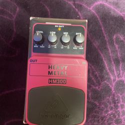 behringer hm300 distortion pedal 