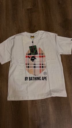 BAPE A Bathing Ape Plaid Graphic T-Shirt