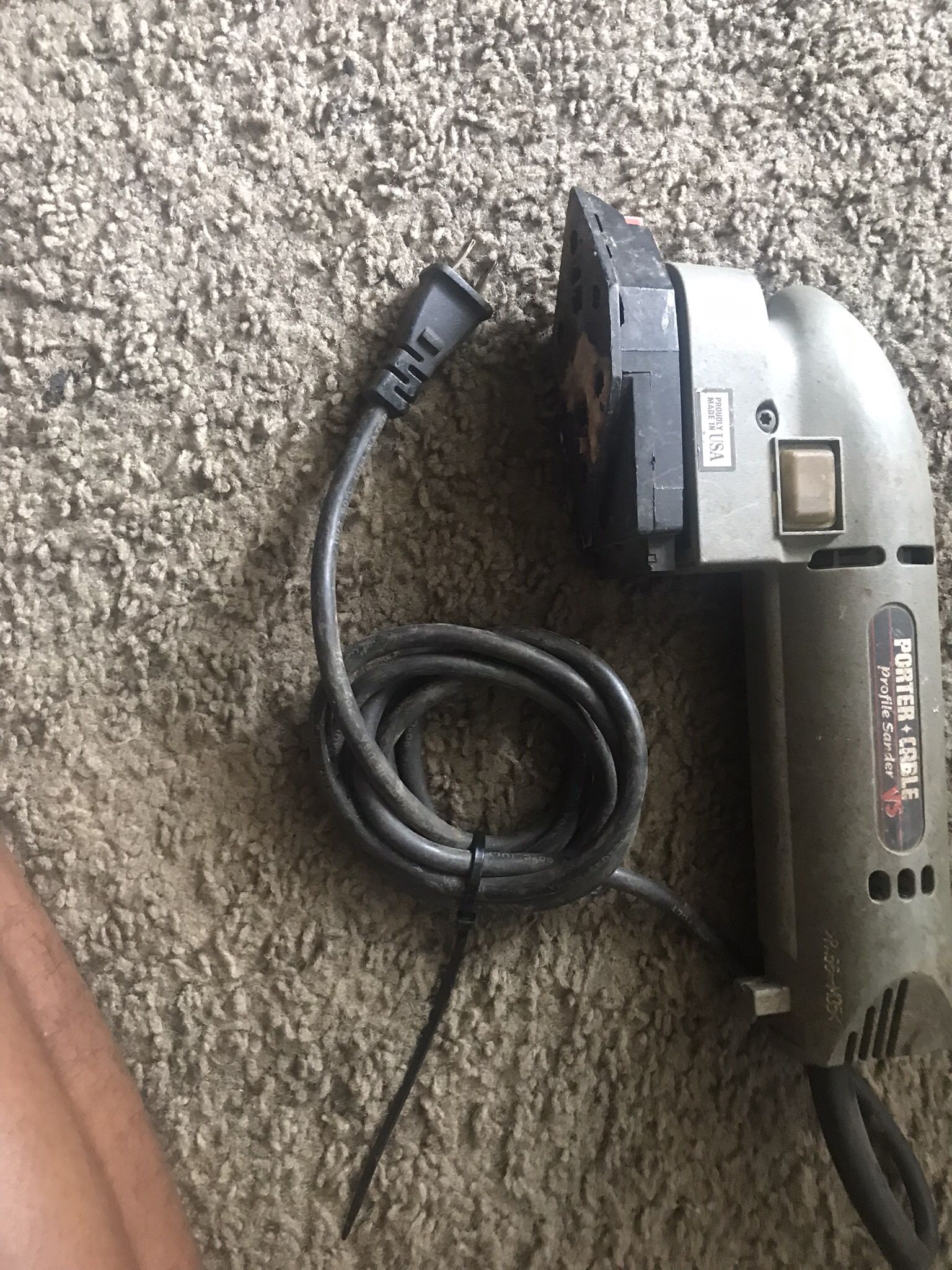 Porter Cable Profile Sander $25