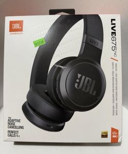 Brand New Jbl Live675nc Headphones Adaptive Noise Cancelling Brand New