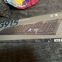 Logitech G915 LIGHTSPEED RGB Mechanical Gaming Keyboard, Low Profile GL Clicky Key Switch, LIGHTSYNC RGB, Advanced LIGHTSPEED Wireless and Bluetooth S