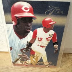 1994 Flair Baseball Card #371 Deion Sanders Cincinnati Reds