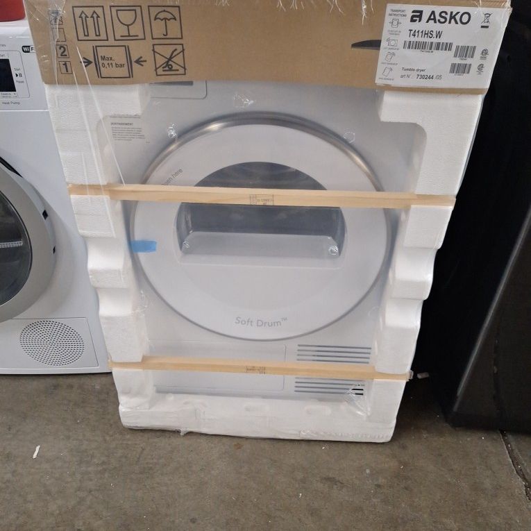 Asko 3 Pcs  (Washer, Dryer, Dryer Closet) Set.