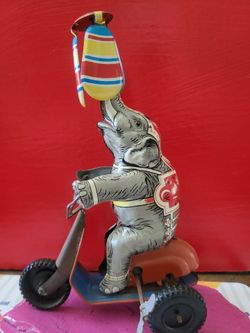 Elephant with umbrella