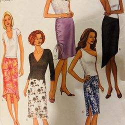 Butterick 3392 Four Styles Skirts  Sizes 12-16 Pattern Pre Owned