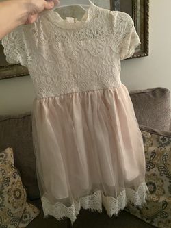 Flower girl dress and shoes