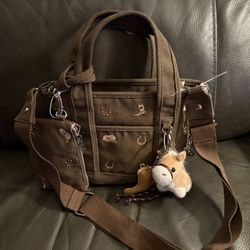 Madden Girl Horse Cowboy Mini Canvas Tote
