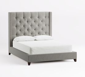 Pottery Barn Harper Upholstered Tufted Full Bed