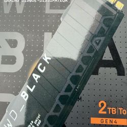 Ssd 2t WD Black 