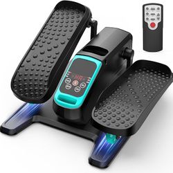 New In Box Under Desk Elliptical Machine, Quiet & Portable Mini Ellipse Leg Exerciser 12 Adjustable Speeds, Seated Pedal Exerciser with Remote Manual 