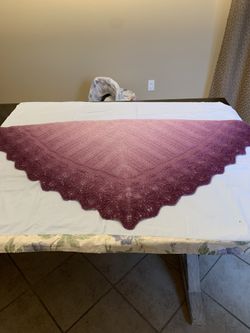 Homemade shawl.