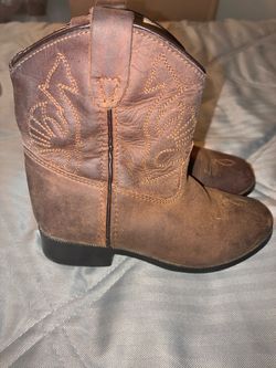 Kid’s Leather Cowboy Boots