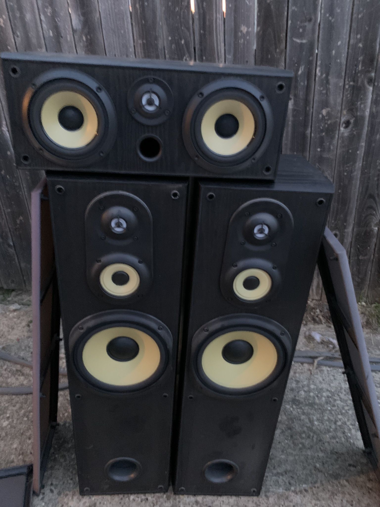 Sony SS-MF550H 8” 3way Floor Standing Tower Speakers 