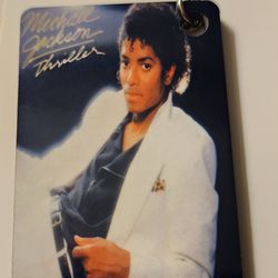 Michael Jackson Thriller Album Keychain 