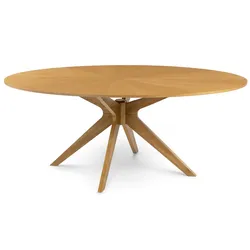 Wegmans furniture Modern MCM Oval Dining Table L71”*W43”*H30”(address in description)  👇delivery 🚚 available within 15 miles for extra $55 delivery 
