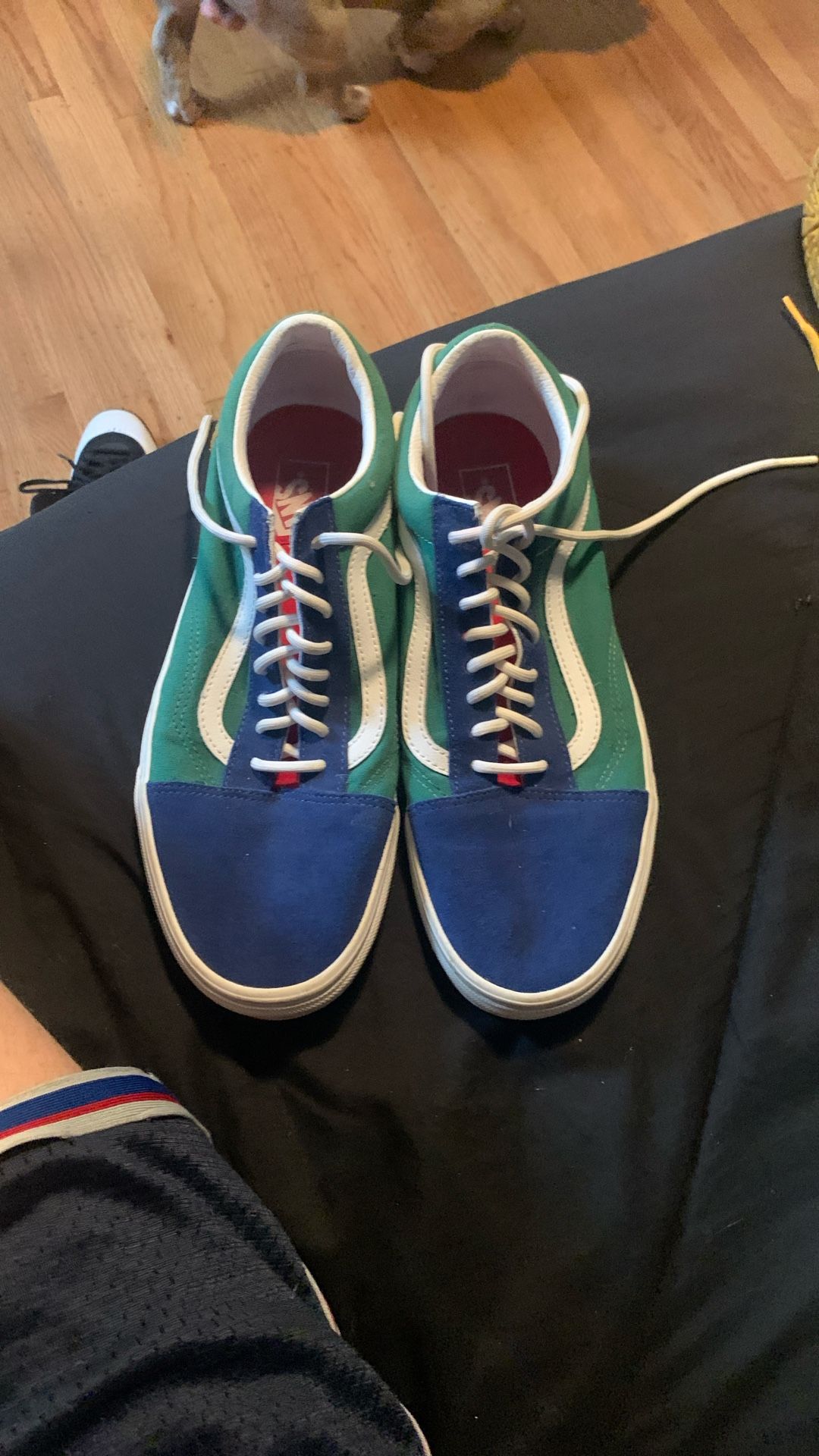 Green Yellow Blue Vans C Grade