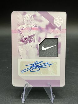 2023 Panini Limited Luke Schoonmaker 1 Of 1 Rookie Patch Auto Card 1/1 RPA *6217