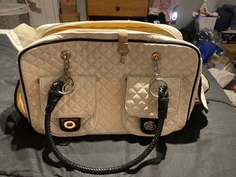 Quilted Pet Carrier Bag