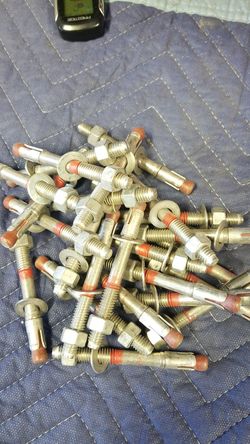 Hilti stainless steel wedge anchors 3/8 x 3 3/4