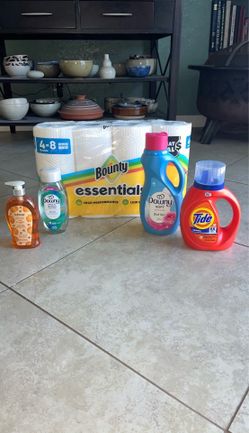 Tide, Downy, Bounty, Softsoap