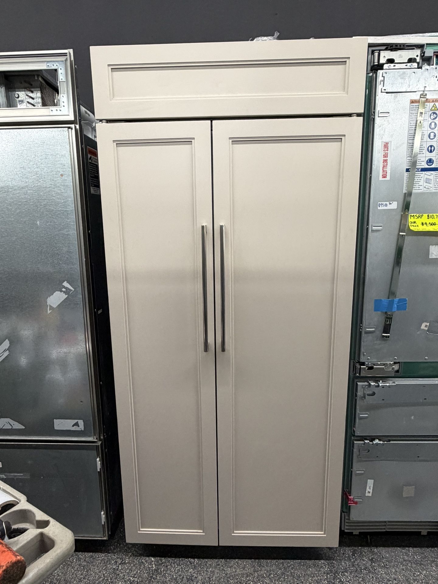 Built in Panel Ready Sub Zero 36” Side By Side Refrigerator 