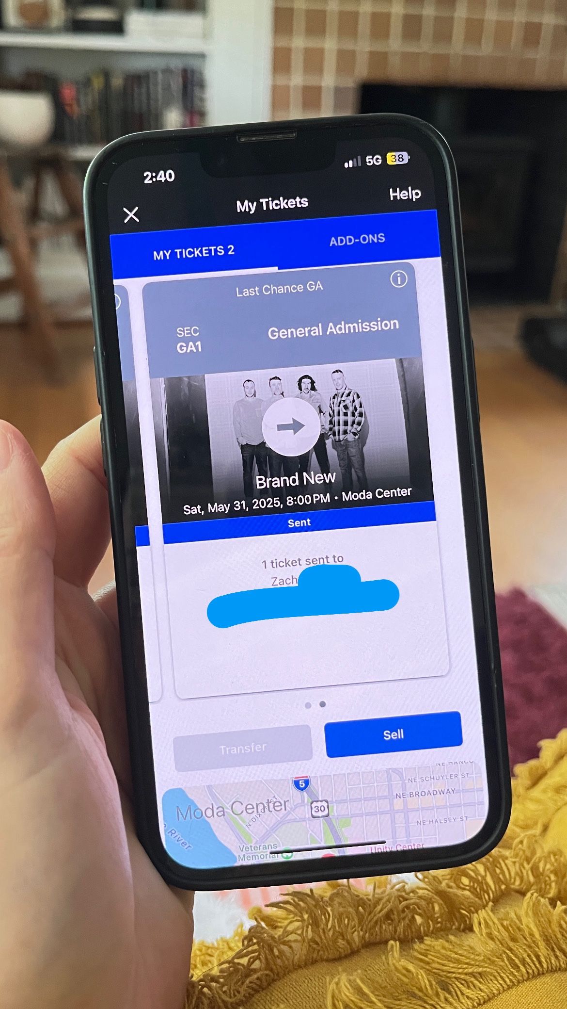2 Brand New GA tickets - concert 8pm @ Moda Center (5/31) - $95