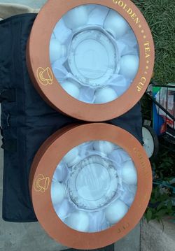 Porcelain Golden Tea Set