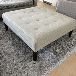 Custom Mitchell Gold & Bob Williams Upholstered Ottoman