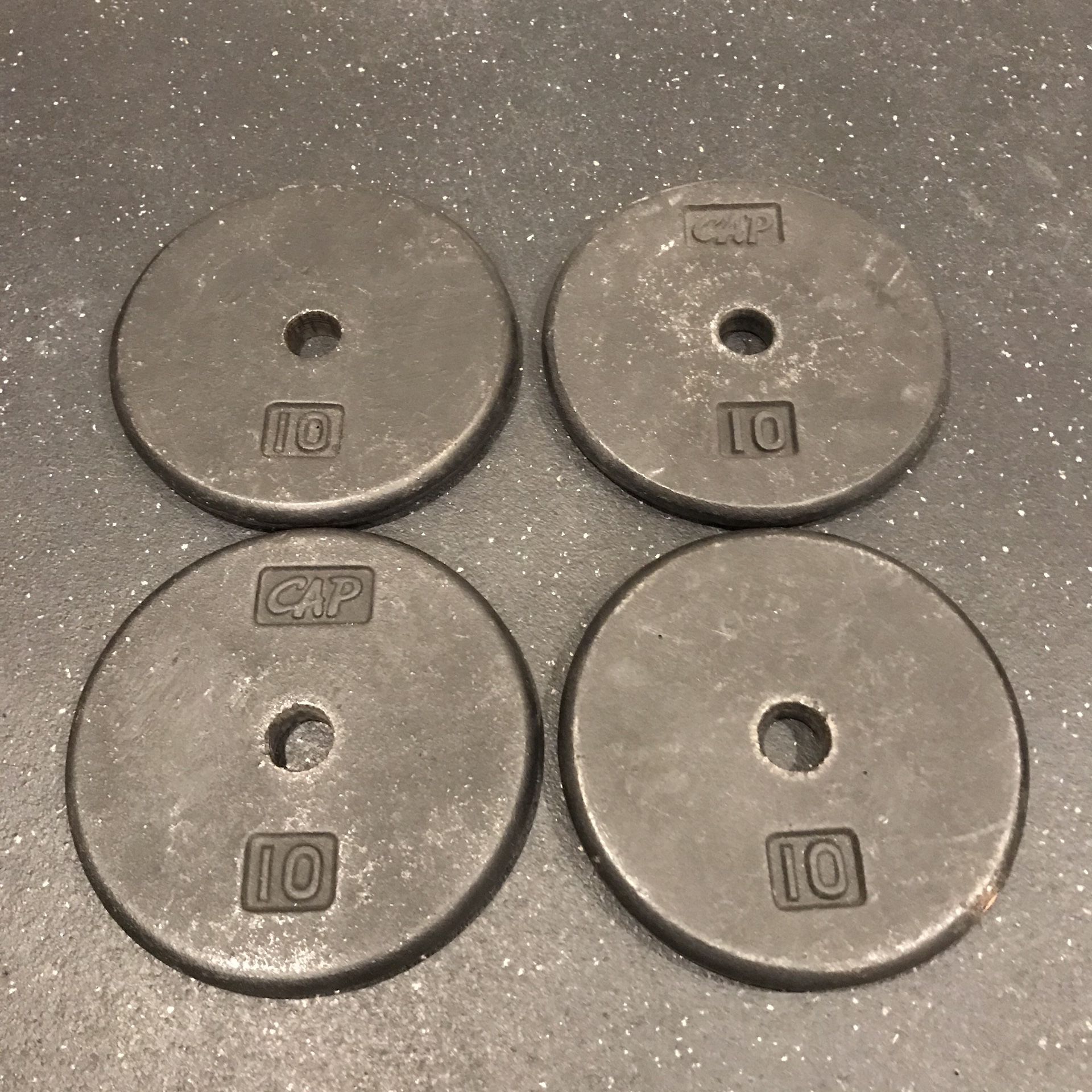 40 lb. Dumbbell plates Gym