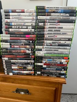 Game lot Xbox ps2 ps3 360