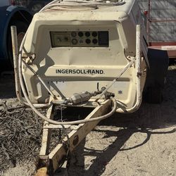 Ingersoll air mobile compressor