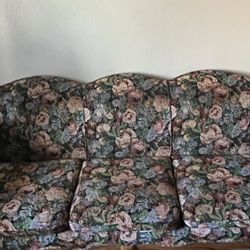 Sofa set (antique floral design)