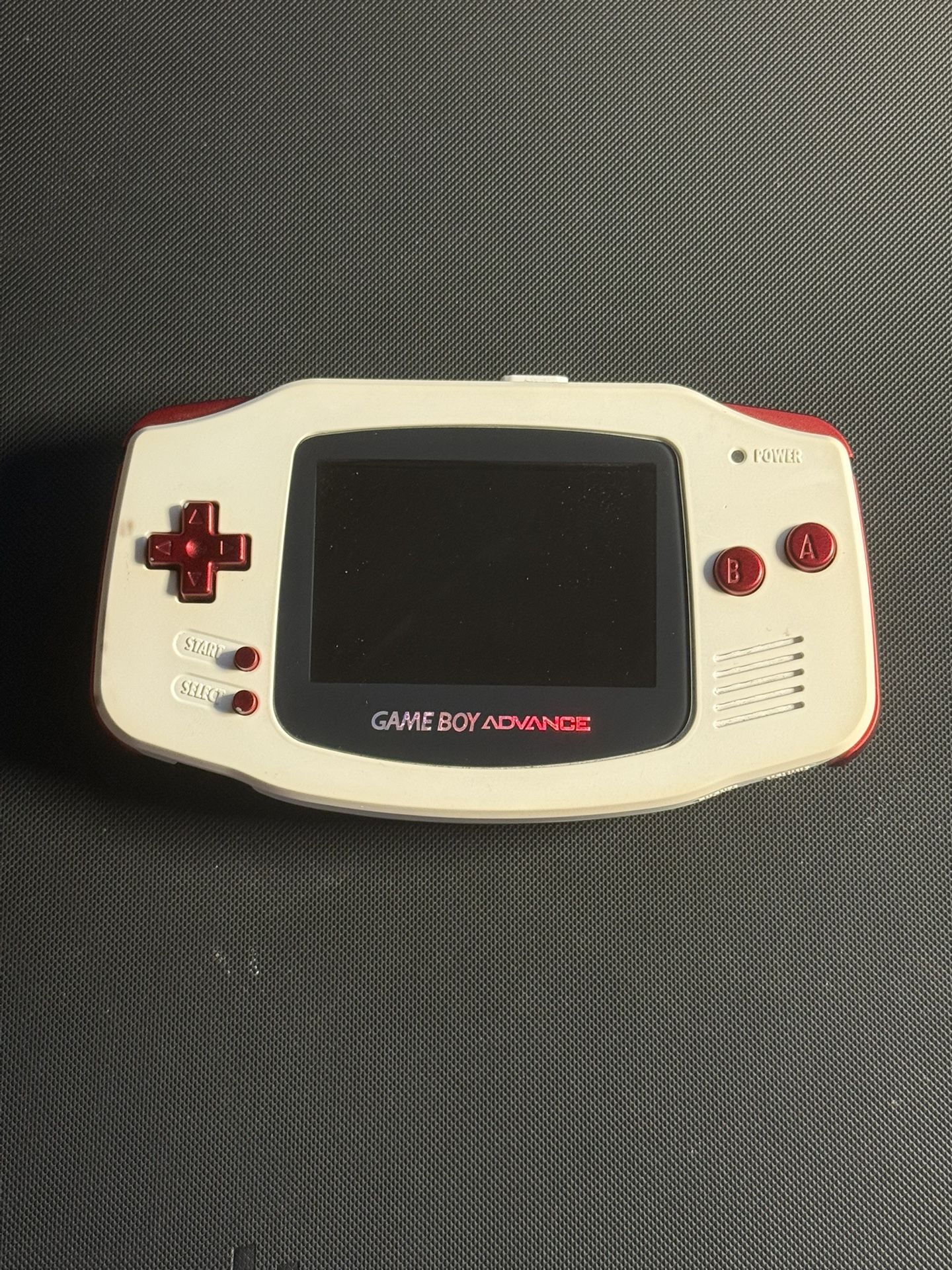 Gameboy Advance Laminated Backlit IPS LCD Screen GBA Nintendo Custom mod With FIRE RED VERSION