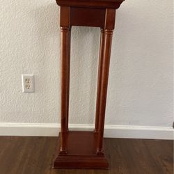Plant Stand - Cherry Wood 