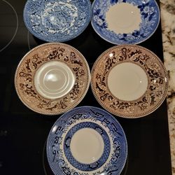 Vtg. Saucers Made In England 