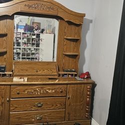 Large Dresser With Mirror