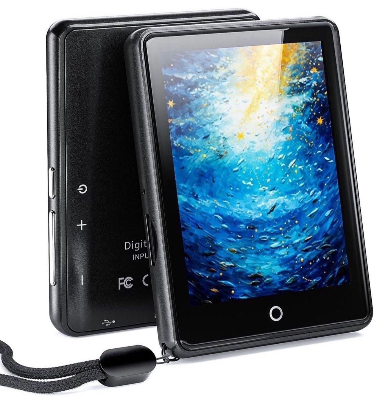 64GB Mp3 Player with Bluetooth 5.3, 2.8" Full Touch Screen Music Player Black