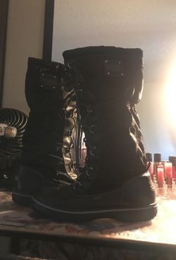 Long coach winter boots
