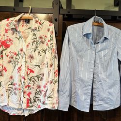 2 size 4 collared shirts