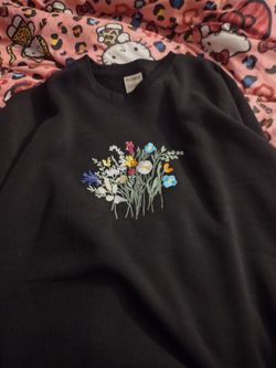Embroidered sweater